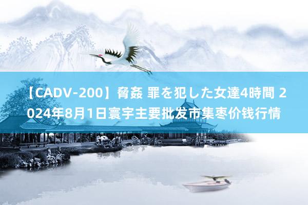 【CADV-200】脅姦 罪を犯した女達4時間 2024年8月1日寰宇主要批发市集枣价钱行情